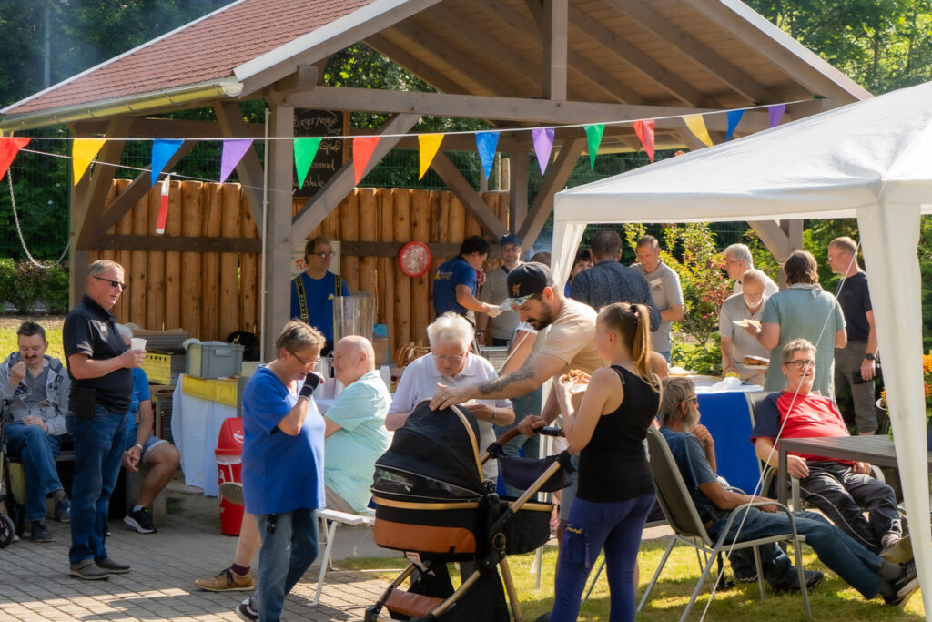 Grillstand des Oberlausitzer Dreiecks